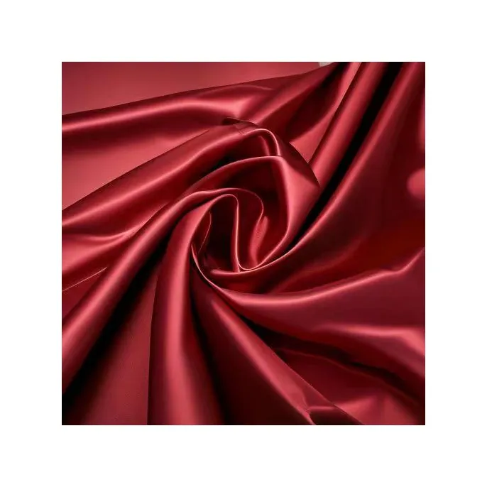 Factory Price Dyed Roll Packing 100% Polyester Durable Satin Weave Lightweight Fabric