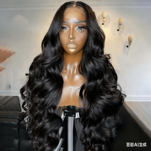 Peluca de Cabello Humano Virgen Brasileño Remy con Frente de Encaje Transparente 13x4, Ondas de Agua Largas y Múltiples Patrones de Rizo Disponibles para Mujeres - Product Image 4