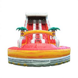 Toboggan aquatique gonflable en PVC pour enfants, en forme de cocotier, pour parcs aquatiques et centres commerciaux - Product Image 1