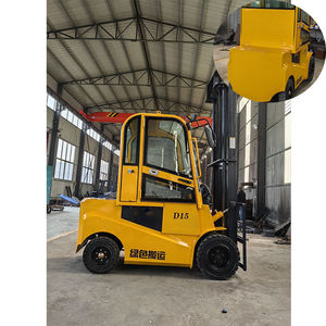 额定起重2000公斤强力2吨3米前进电动叉车4WD座椅驱动货运站货叉 - Product Image 1