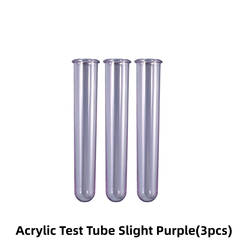 Provetta in acrilico leggero viola (3 pz)