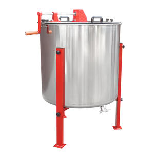Witbee 6-Frame Manual Honey Extractor Machine 304SS Inner Basket Honey Centrifuger for Seamless Welding Honey Processing - Product Image 1