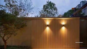 Panneau mural extérieur moderne en WPC plat pour application extérieure, design imperméable, échantillon gratuit, panneau mural moderne - Product Image 3