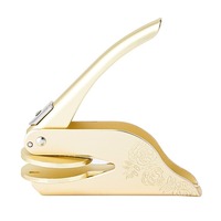 Sceau officiel à embosser, tampon à embosser personnalisé, sceau d'entreprise portable, tampons à embosser simples et standard pour mariage