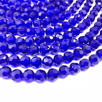 SUXUAN fabricant 8mm coloré 32 facettes boule verre rond cristal perles en vrac pour la fabrication de fournitures de bijoux