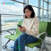Chaise d'attente commerciale KANGTEK pour hôpitaux, bancs de sièges publics médicaux pour la réception des cliniques et les salles d'attente