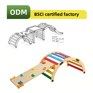 <span class=keywords><strong>Silla</strong></span> Mecedora de Madera Montessori para Niños, Juguete de Interior, Gimnasio de Escalada para Bebés - Product Image 5
