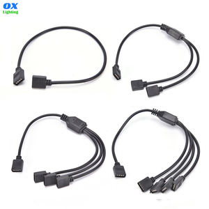 <span class=keywords><strong>3</strong></span>ピン4ピンRgb LEDスプリッタケーブル1 ~ 4 5v 12v ARGB LEDストリップコネクタYスプリッターWS2811 WS2812B対応対応ケースファン - Product Image 1
