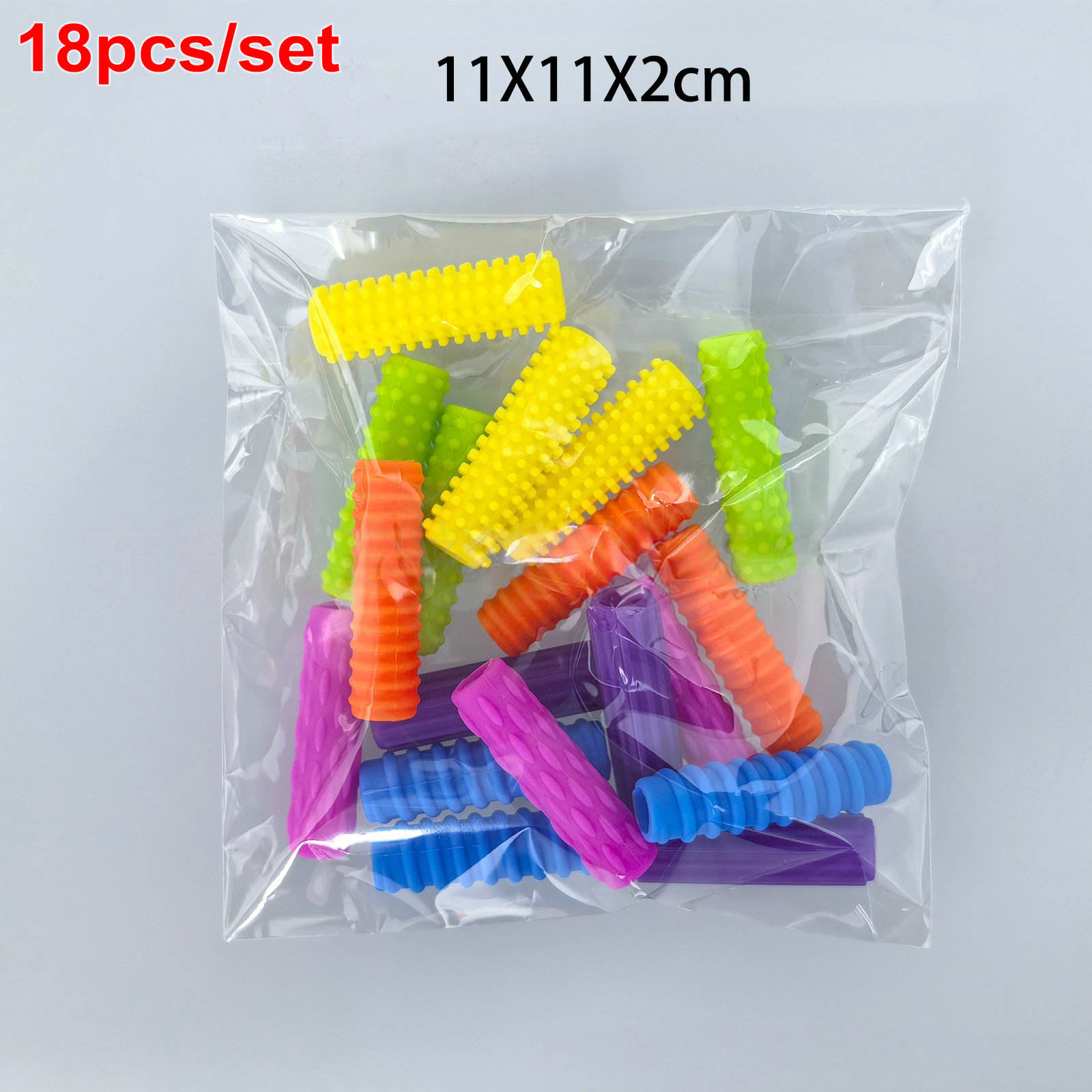 18 pièces/ensemble, emballage individuel sous sachet OPP