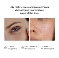 Sérum Collagène TWG RTS 30ml 5 en 1 pour le Visage, Hydratant Peau Nourrissant Éclaircissant à la Nicotinamide, Anti-Taches