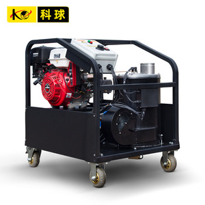 Keqiu Industrial Mobile Gasoline-Powered High-Pressure Hot Water Cleaner 100 Gal Tank Adjustable Pressure For Livestock Cleaning - Product Image 1