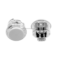 Sanwa Hitbox, piezas de controlador DIY, interruptor de botón iluminado con LED de 30mm, luz transparente, cero retardo, juegos de plástico que funcionan con monedas