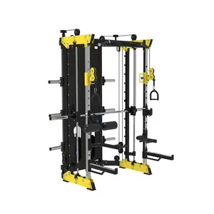 JW kualitas tinggi tugas berat multi-fungsi mesin Smith profesional gym menggunakan membentuk otot latihan toning