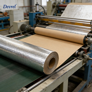 Materiale Isolante in Foglio di Alluminio - Rinforzato, Riflettente Termico, Rivestimento FSK - Involucro Edilizio - Cantieri Edili - Product Image 2