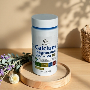 Tabletas de Calcio, Magnesio, Zinc y Vitamina D3 para Adultos, Favorecen la Relajación Muscular, Alivian la Fatiga y Promueven la Absorción Fácil de Calcio - Product Image 1