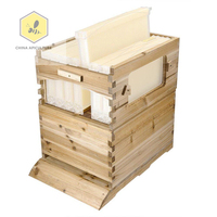 Imkerei-Werkzeuge 10 Rahmen gewachste Tanne Holz Flow Bienenstock Flow Bee Box Bienenstock mit 7 Stück Flow Frames