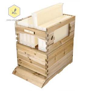 Herramientas de apicultura, 10 marcos, flujo de madera de abeto encerado, flujo de <span class=keywords><strong>colmena</strong></span>, caja de abejas, <span class=keywords><strong>colmena</strong></span> de abeja con 7 uds, marcos de flujo - Product Image 4