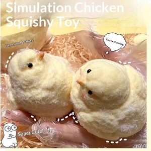 Squishy de Pollito Adorable de Subida Lenta, Mini Juguete Blando para Apretar, Gadget Creativo para Aliviar el Estrés, Popular en Xiaohongshu - Product Image 5