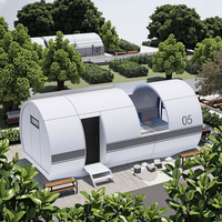 Hôtel-capsule, auberge de tourisme en plein air, capsule spatiale, maison mobile