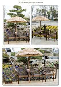 Mobilier de jardin 2 places <span class=keywords><strong>Chaise</strong></span> d'<span class=keywords><strong>extérieur</strong></span> <span class=keywords><strong>en</strong></span> <span class=keywords><strong>bois</strong></span> <span class=keywords><strong>Chaise</strong></span> de jardin <span class=keywords><strong>en</strong></span> <span class=keywords><strong>bois</strong></span> <span class=keywords><strong>Chaise</strong></span> double - Product Image 4