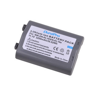 EN-EL18 EL18A EL18B EL18C EL18D 3200mAh <span class=keywords><strong>Batterie</strong></span> pour <span class=keywords><strong>Nikon</strong></span> D4 D4S D5 D6 D6S Z9 D800 D800E D810 D810A D500 <span class=keywords><strong>D850</strong></span> Caméra - Product Image 2