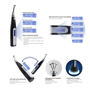Motore Endodontico Cordless 2 in 1 con Localizzatore Apicale Integrato - Motore per Canali Radicolari Wireless con Display Interattivo Intelligente - Product Image 5
