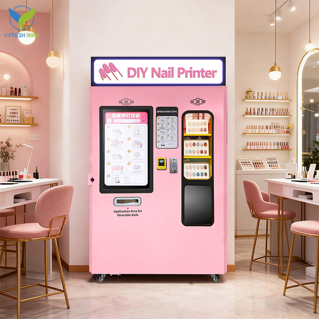 VFresh New in 2026 CE Certified Customized Machine for Commercial Center Artificial Nails Printer Vending Machine
