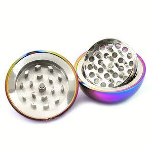 Nouveau moulin à tabac manuel à 3 couches de 53 mm, sphérique, coloré, en alliage de zinc, pour fumer - Product Image 3