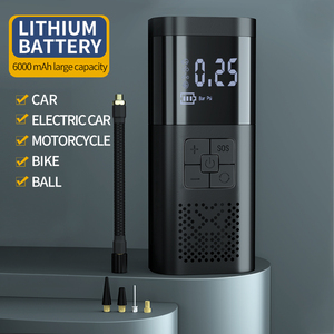 Đa chức năng mini xe máy nén khí lốp Inflator có thể sạc lại pin làm bằng nhựa bền - Product Image 3