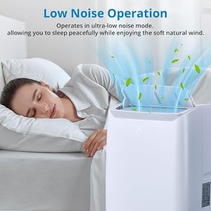 Climatiseur Portable 12000 BTU 3-en-1 : Refroidissement, Chauffage, Déshumidificateur Rapide, Modes Ventilateur, Oscillation Automatique, Télécommande - Product Image 4