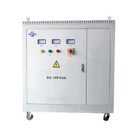 Prix usine 20KVA 3 phases 110v/220v à 380v transformateur de tension élévateur de type sec