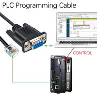 Cable de Programación Convertidor Serial DB9 a RJ11 con Chip FTDI para PLC Keyence, Conexión de PC, Comunicación (DB9 a RJ11(6P6C))