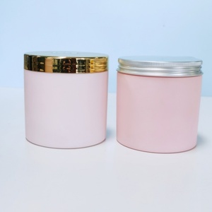 100 120 150 200 250g Pet <b>Plastic</b> <b>Jars</b> Pink Face Cream Container Body Butter Pot Cosmetic Cream <b>Jars</b> Packaging With Gold Lid - Product Image 6