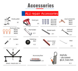 F8100 équipement de réparation de <span class=keywords><strong>carrosserie</strong></span> outillage <span class=keywords><strong>carrosserie</strong></span> spotter soudeur voiture <span class=keywords><strong>carrosserie</strong></span> réparation aluminium débosselage - Product Image 6