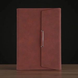 High Quality Custom Business Planner Journal <b>Diary</b> Personalized Printing Binding Notebook PU Leather Fabric/PP/PVC 100 Sheets - Product Image 2