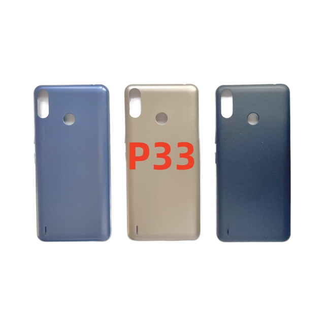 Wholesale Phone Back Cover Backglass for TECNO Itel P33 Housing Rear Glass Replacement