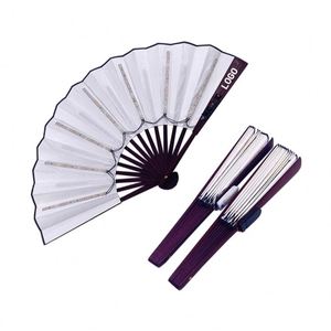 Factory Price Plastic Portable Led Light <b>up</b> 5 Folding Flap Hand Held <b>Fan</b> for Wholesale - Product Image 2