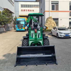 Mini <span class=keywords><strong>tracteur</strong></span> 4x4 à vendre, chargeur de pelle rétrocaveuse remorquable pour travaux en extérieur - Product Image 4