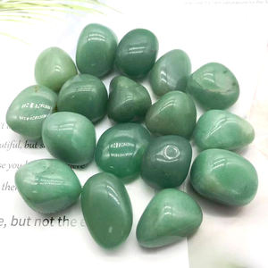 Toptan doğal yeşil aventurin kristal eskitme taş parlatma yeşil aventurin çamaşır çakıl taş - Product Image 5