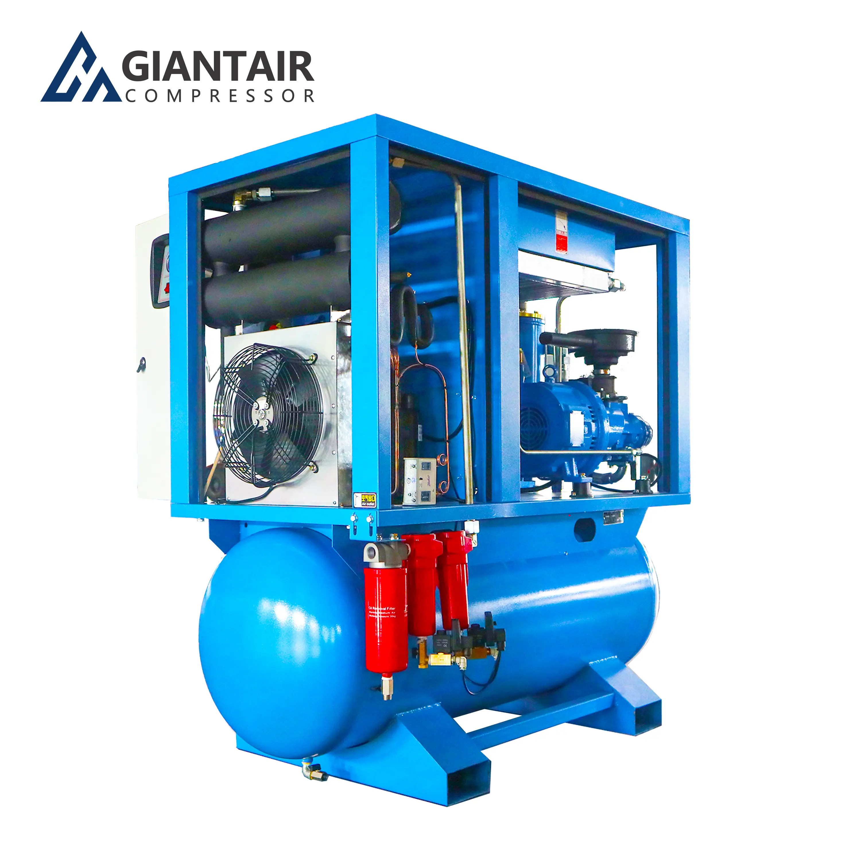 GIANTAIR Full Range Cheap Professional High Quality Rotary Screw Air Compressor Air-compressors