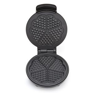 เครื่องทำวาฟเฟิลรูปหัวใจขนาดเล็ก แบบไม่ติดกระทะ ความร้อนสองด้าน สำหรับทำอาหารเช้า - Product Image 3