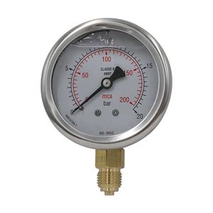 مقياس مقارنة الضغط 63 من الفولاذ المقاوم للصدأ نصف اتجاه شعاعي بوصة R600a 0 - Product Image 5