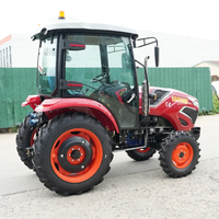 Tracteur à roues 4x4 à forte traction, 80 CV, machines agricoles, tracteurs légers, tracteurs compacts multifonctionnels pour rizières