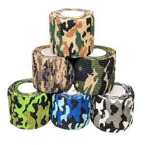 Factory Direct Sale Multi-Colored Sports Medical Bandage Outdoor Camouflage Non-Woven Self-Adhesive Flexible Bandage For Ankle