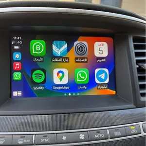 Interface de câmera frontal de backup para carros, estéreo automotivo Azton Retrofit Android Auto Apple CarPlay sem fio para Infiniti QX60 Q70 QX70 QX80 QX50