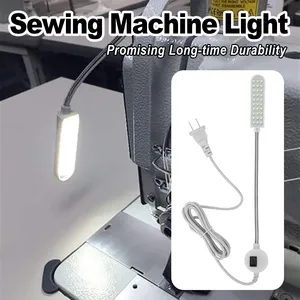 Lampe de travail <span class=keywords><strong>LED</strong></span> industrielle 1W 2W 3W portable à col de cygne magnétique, puissante, pour machine à coudre, avec prise UE/US, suspension flexible - Product Image 3