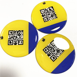 Kỹ thuật số thông minh lập trình URL <span class=keywords><strong>QR</strong></span> Mã in kích thước lớn 50 mét Dome cao cấp NFC thẻ với keo mạnh - Product Image 4