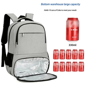 Mochila Enfriadora de Vino Impermeable con Aislamiento Térmico de Tela Oxford, Gran Capacidad, Diseño Ecológico para Picnic y Viajes - Product Image 3