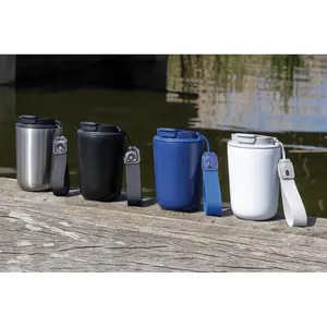 Taza térmica Cuppa de acero reciclado, gadgets sostenibles - Product Image 2