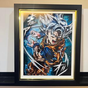 Lampe en papier <span class=keywords><strong>3D</strong></span> stéréo <span class=keywords><strong>Dragon</strong></span> <span class=keywords><strong>Ball</strong></span> Sun Wukong Saiyan avec impression offset Couleur et taille personnalisables pour la fête des mères - Product Image 1